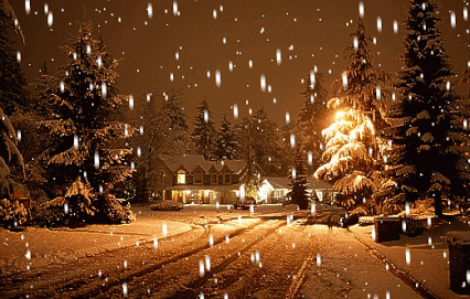Снег в Новогоднюю ночь