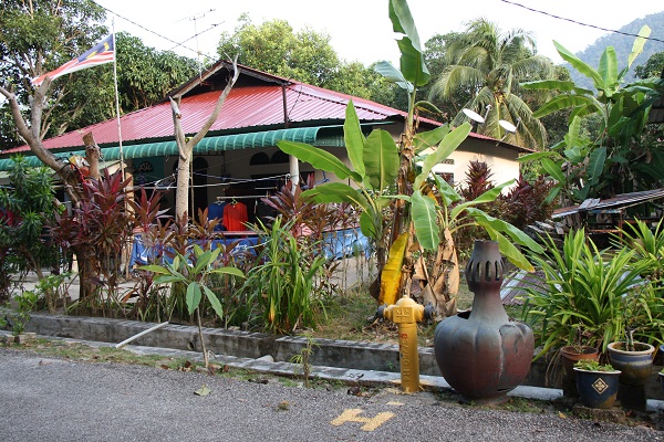 Дом в малайской деревне